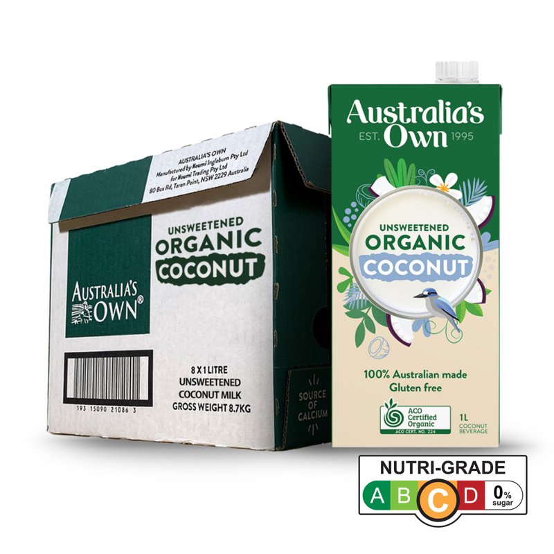 Australia'S Own Organic Unsweetened Coconut Milk