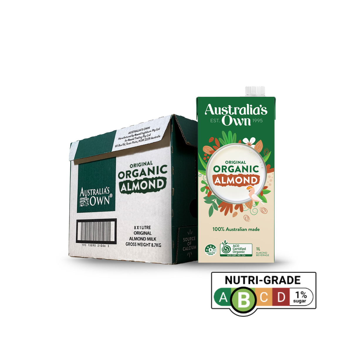 Australia'S Own Organic Almond Milk