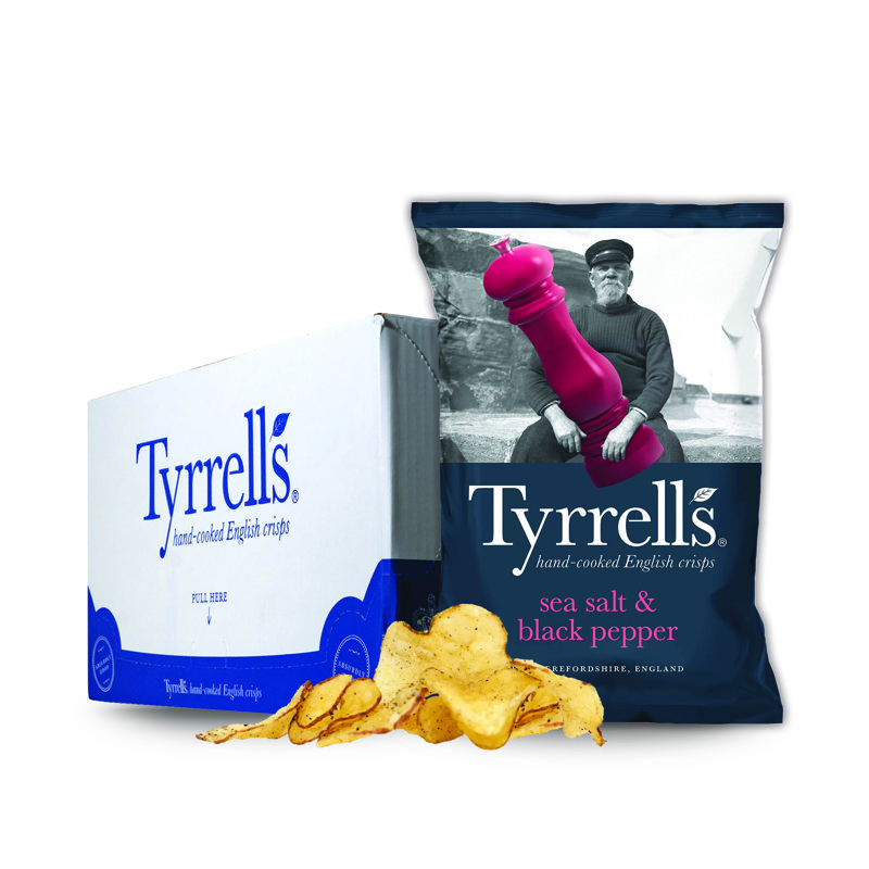 Tyrrells Sea Salt & Black Pepper Potato Chips