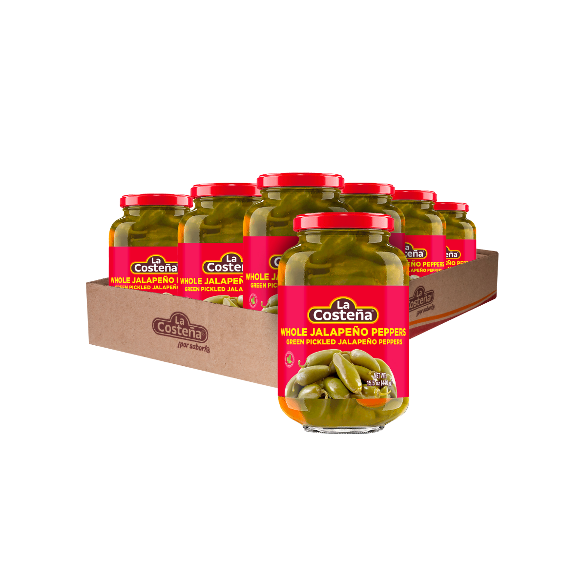 La Costena Whole Jalapeno in Glass