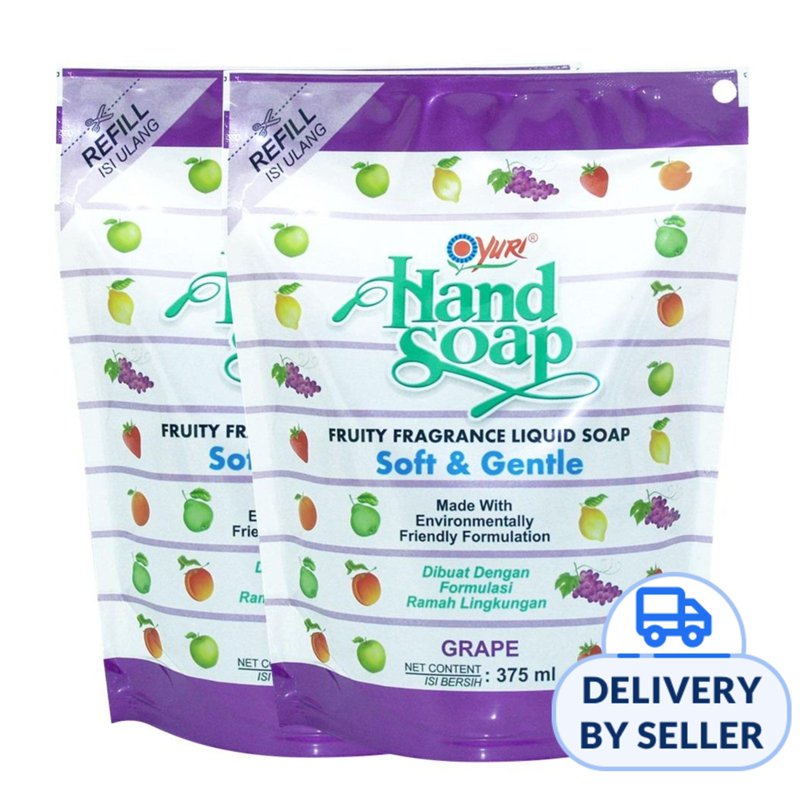 Yuri Handsoap Refill Twinpack Grape