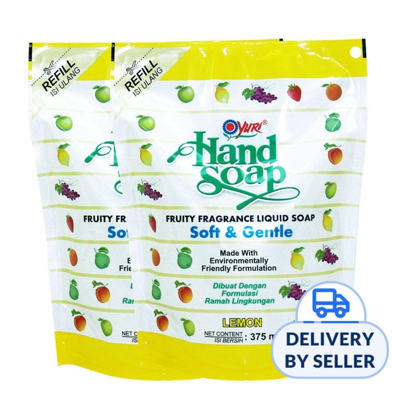 Yuri Handsoap Refill Twinpack Lemon