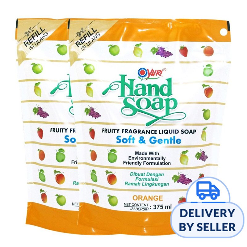 Yuri Handsoap Refill Twinpack Orange