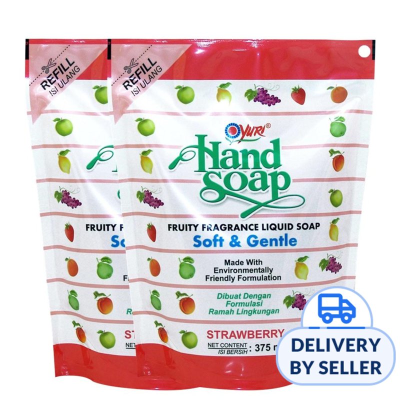 Yuri Handsoap Refill Twinpack Strawberry
