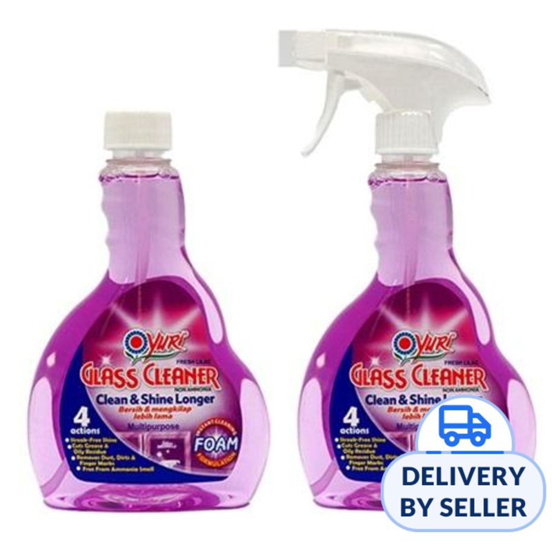 Yuri Multi-Purpose Glass Cleaner Fresh Lilac (Ammonia Free)