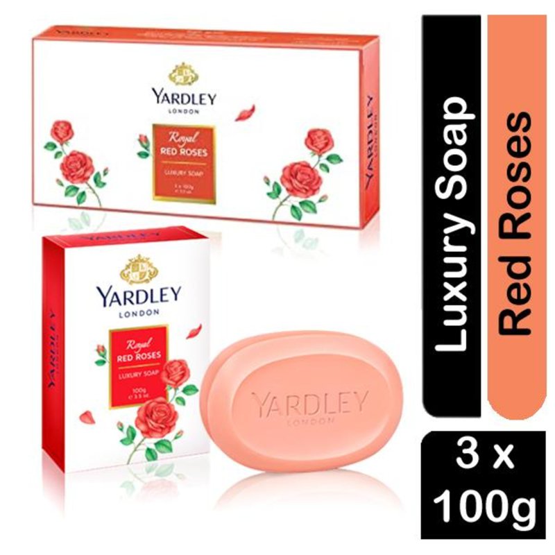 Yardley Royal Red Roses Luxury Soap