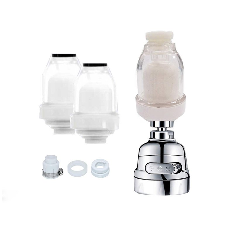Krafter 360 Ceramic Filter 3 Mode Faucet Tap Set