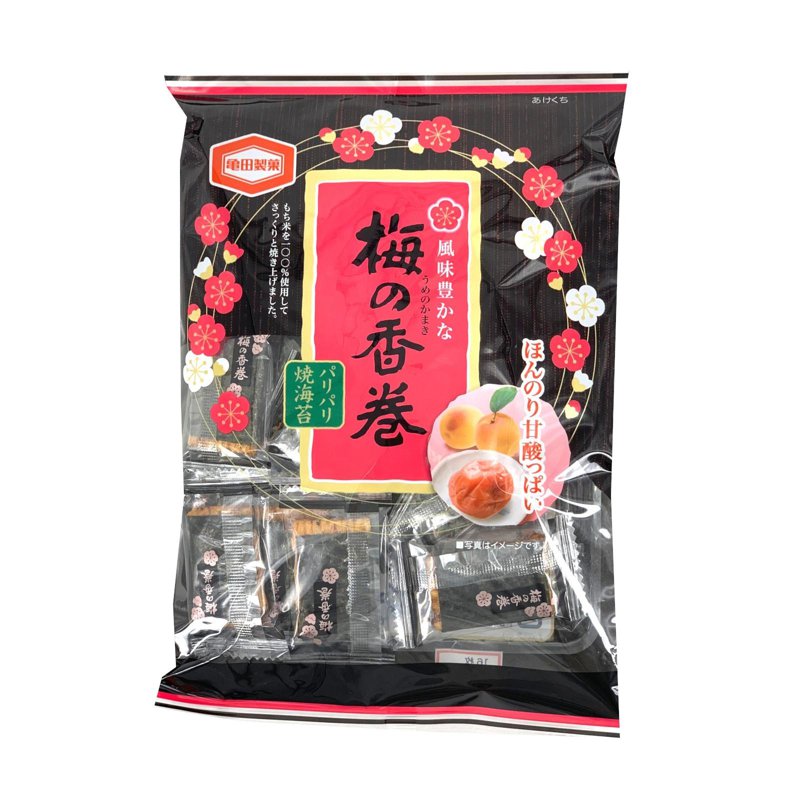 Kameda Seaweed Rice Cracker Flavoured With Ume Plum