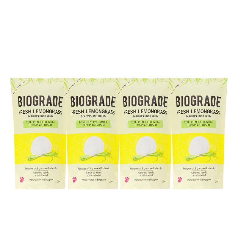 Biograde Fresh Lemongrass Dishwashing Liquid Refill