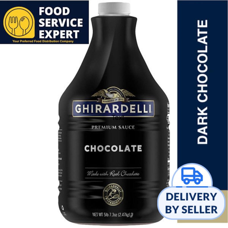 Ghirardelli Black Label Dark Chocolate Sauce
