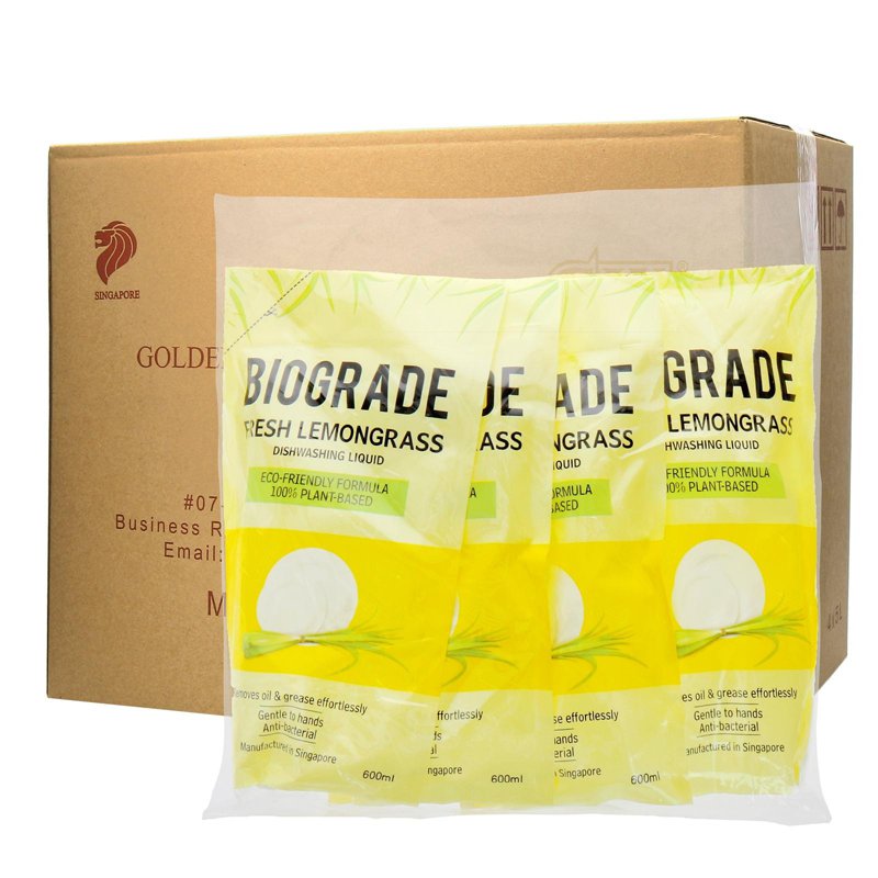 Biograde Fresh Lemongrass Dishwashing Liquid Refill