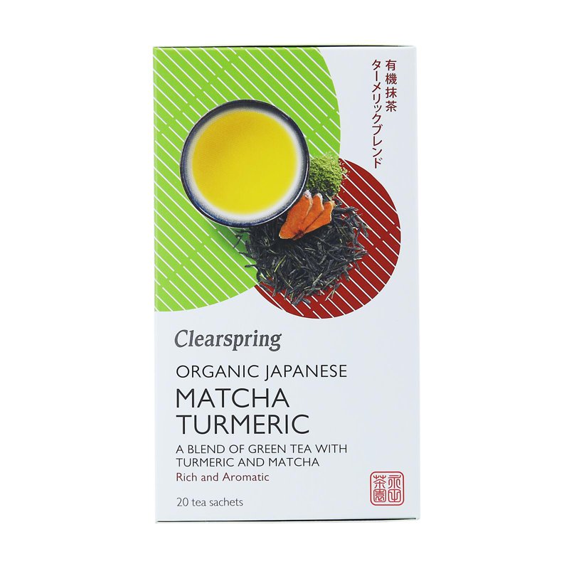 Clearspring Organic Japanese Matcha Turmeric Green Tea