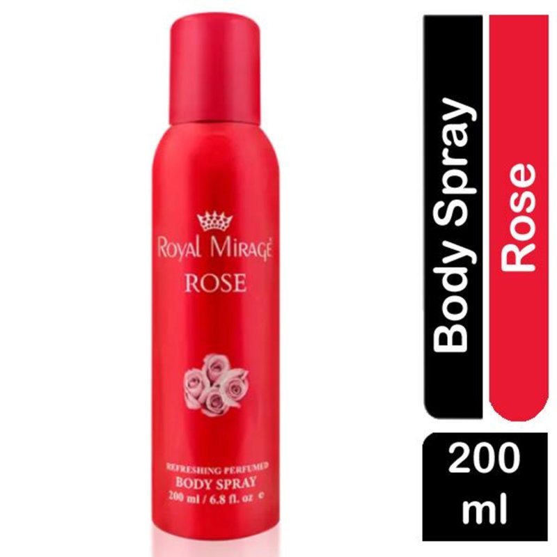 ROYAL MIRAGE Rose Perfumed Body Spray for Women