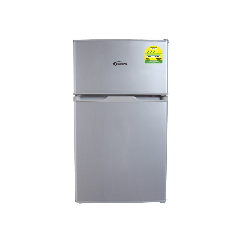 Powerpac 2 Door Mini Fridge with Freezer - (PPF85NEW)