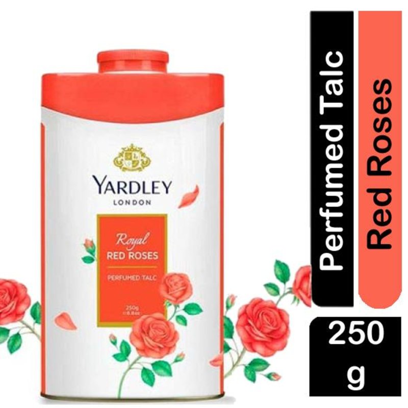 Yardley Royal Red Roses Perfumed Talcum Powder for Women