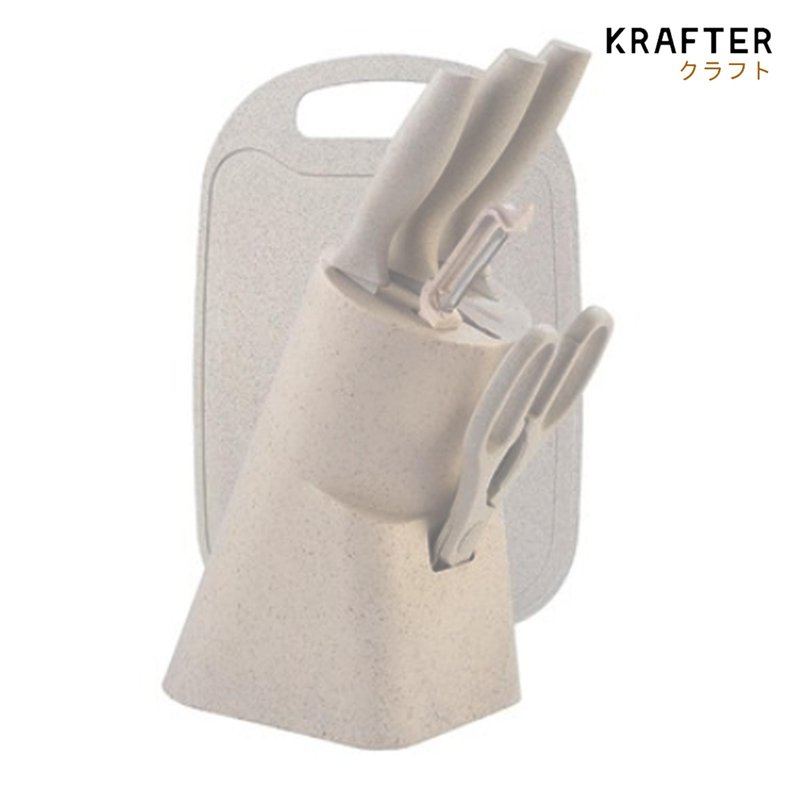 Krafter Non-Stick Ceramic Coating Knife Set