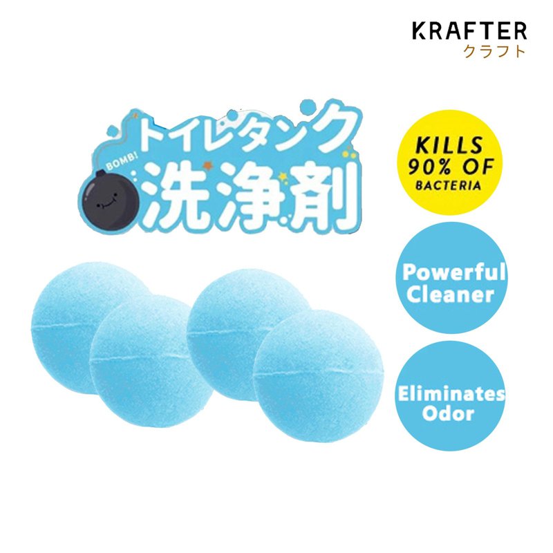 Krafter 99.9% Anti-Bacteria Toilet bomb cleaning ball