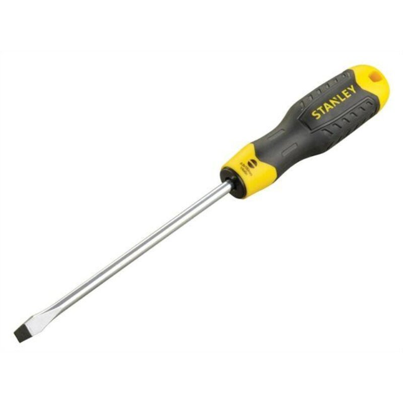 Stanley Cushion Grip Slotted Screwdriver 6.5mm X 150mm 1 S