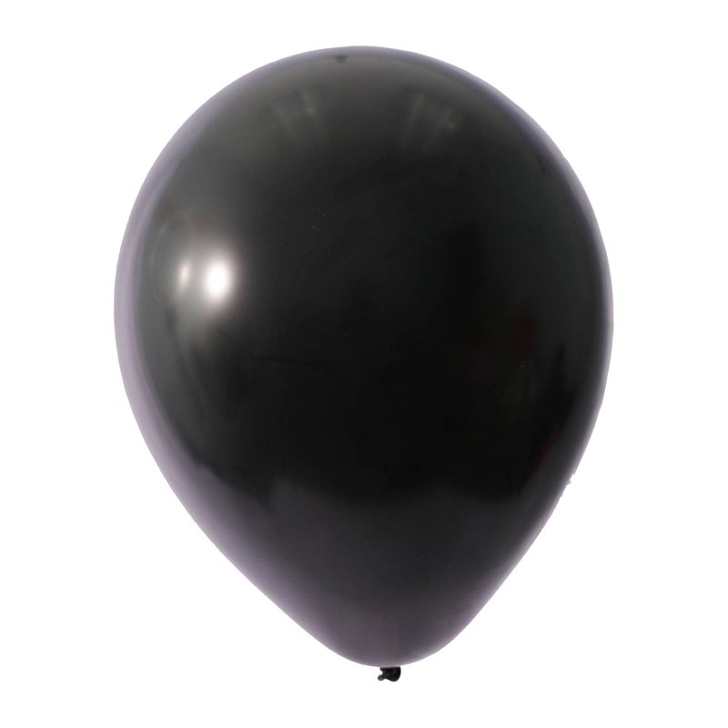 Partyforte 12" Black Standard Balloon 20S