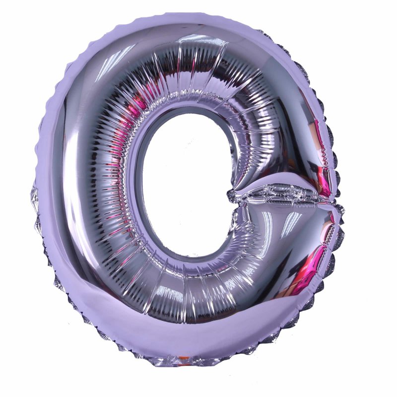 Partyforte Alphabet Balloon - O Silver (40 Inch) 1 S