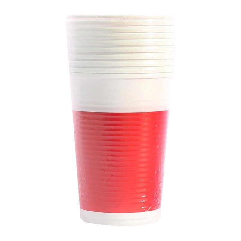 Procos 200cc Decorata Red Plastic Cups 10 S