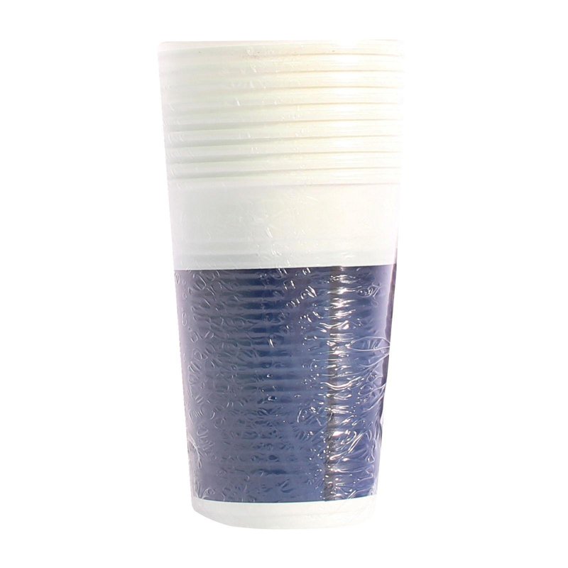 Procos 200cc Decorata Blue Plastic Cups 10 S