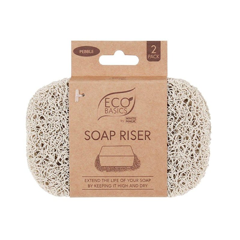 White Magic Eco Basics Soap Riser - Pebble