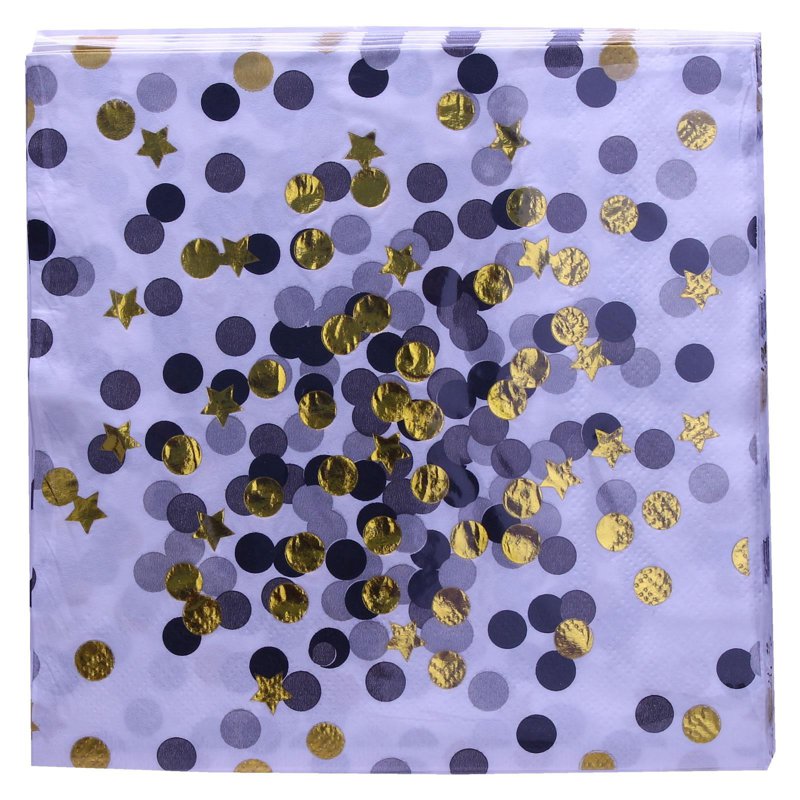 Partyforte Disposable Paper Tableware Colourful Napkins 20 S
