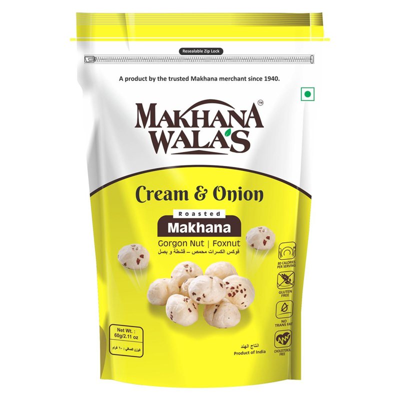 Makhanawalas Makhanawalas Roasted Makhana Cream & onion