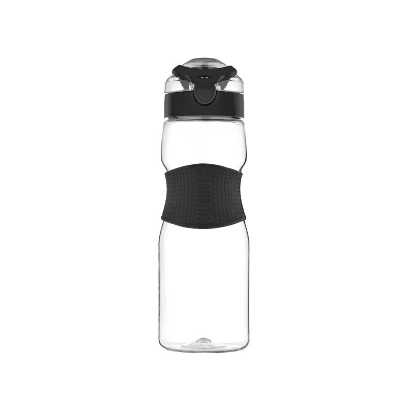 Renga Saga Tritan Bottle With Silicone Sleeve - 730ML (Black) 1 S