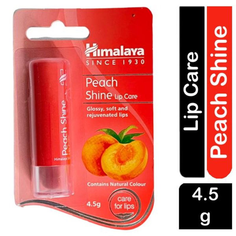Himalaya Lip Care Peach Glossy Soft & Rejuvenated Lips