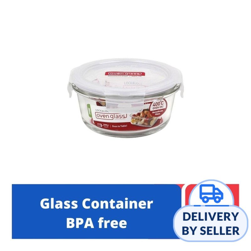 Lock&Lock Glass Food Container Round