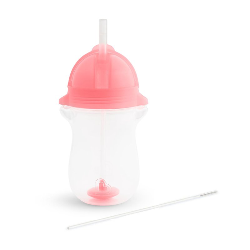 Munchkin Any Angle ClickLock Weighted Straw Cup - 10oz (Pink) 1 S