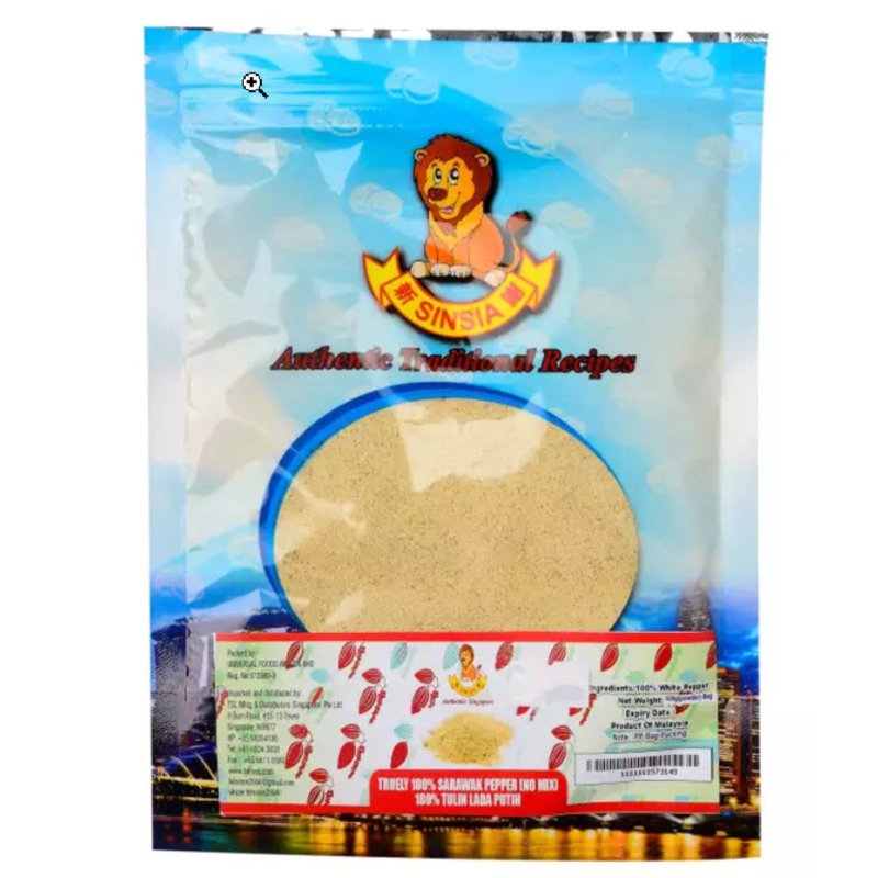 Sinsia White Pepper Powder (Packed in bag) 3 X