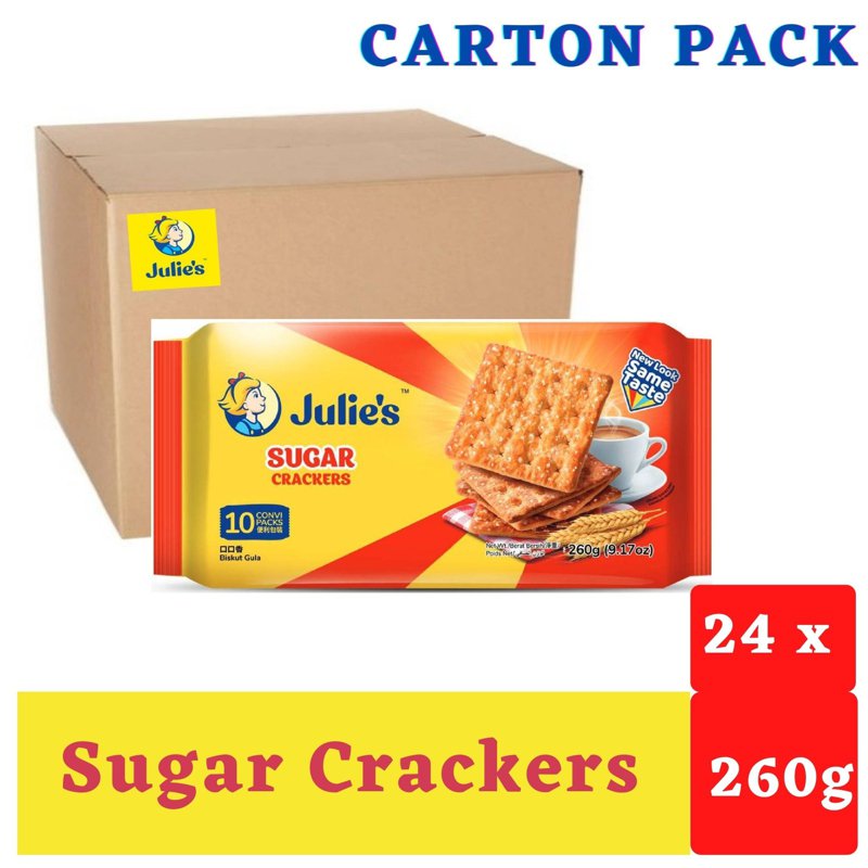 Julie's Sugar Crackers Carton