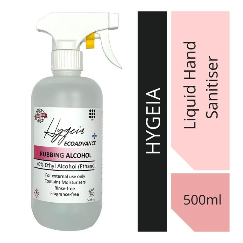 Hygeia Hand Sanitiser Spray with 70% Ethanol (Unscented)
