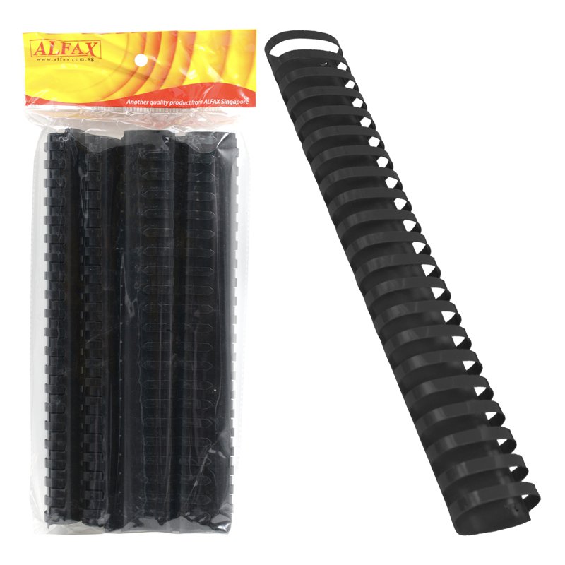 Alfax 145BL Binding Ring 45mm 21Rings A4 - Black 10 S