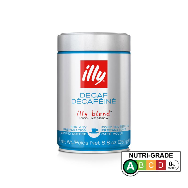Illy Ground Espresso Decaf Classico Coffee - Medium Roast