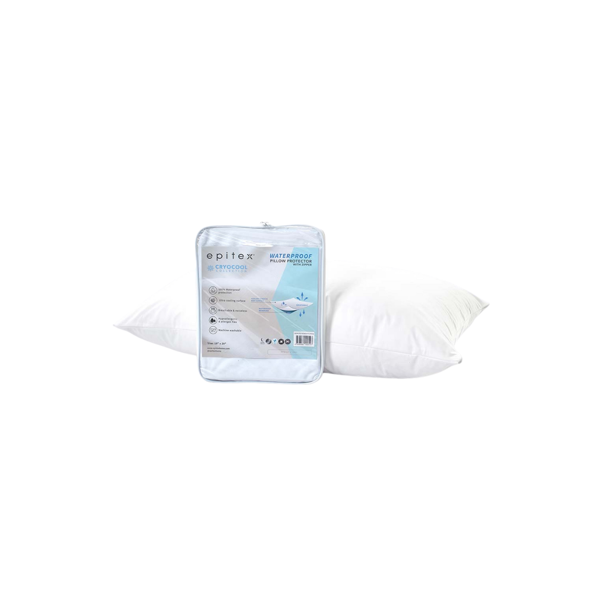 Epitex Cooling Waterproof Pillow Protector 1 S