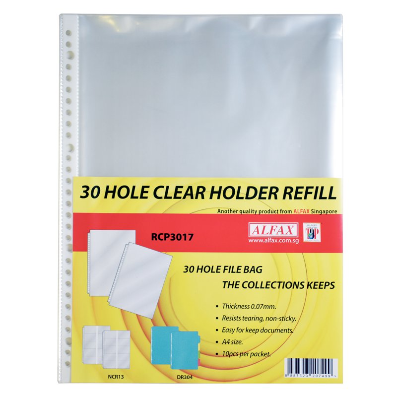 Alfax RCP3017 Clear Holder Refill 0.07mm (30 holes) 10 S