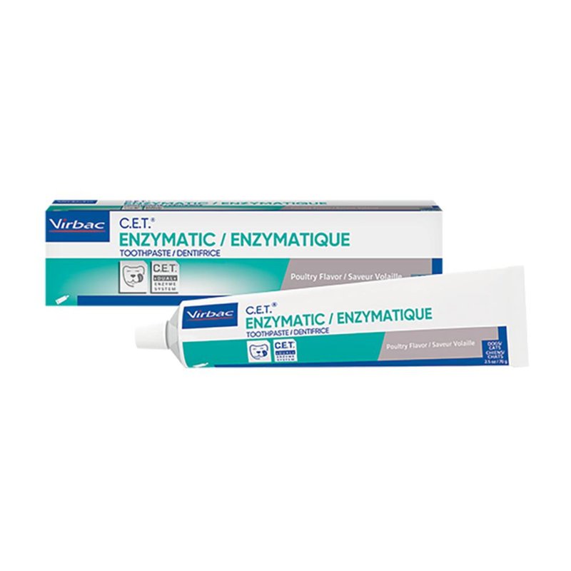 Virbac C.E.T. Enzymatic Toothpaste Poultry for Cats and Dogs 70 G