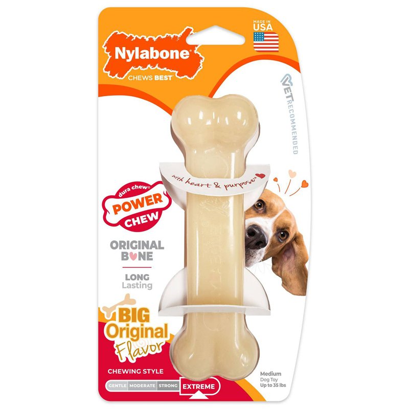 Nylabone Power Chew Durable Original Dog Chew Toy Petite 1 S