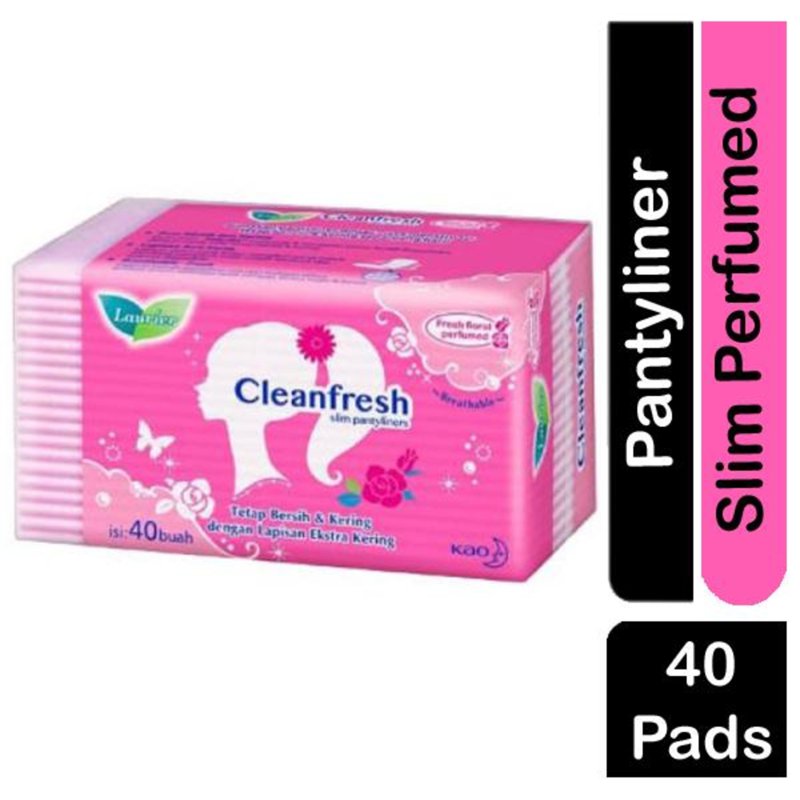 Laurier Cleanfresh Slim Panty Liners Floral Scented 40 S
