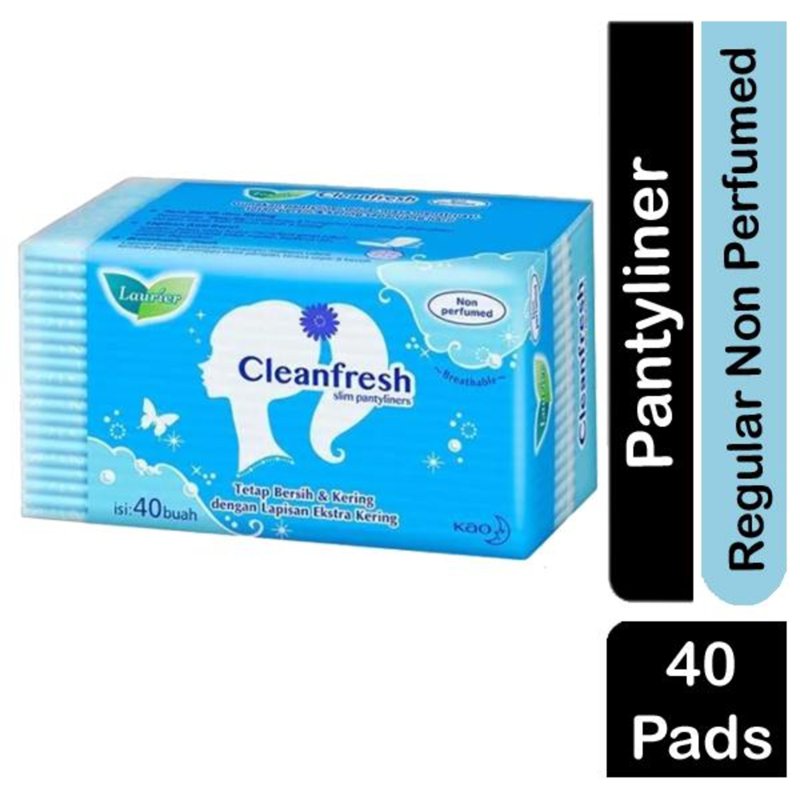 Laurier Cleanfresh Slim Panty Liners Non Perfumed 40 S