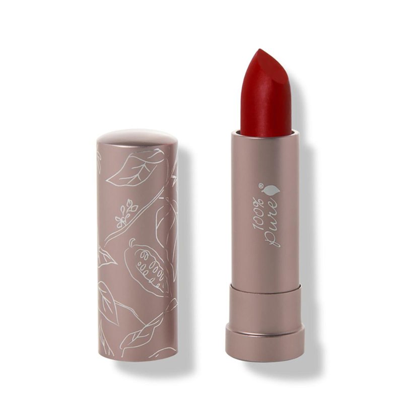 100% Pure Cocoa Butter Matte Lipstick Blood Orange