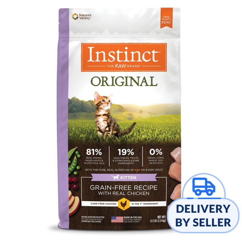 Instinct Original Kitten Chicken Dry Cat Food 4.5 LB