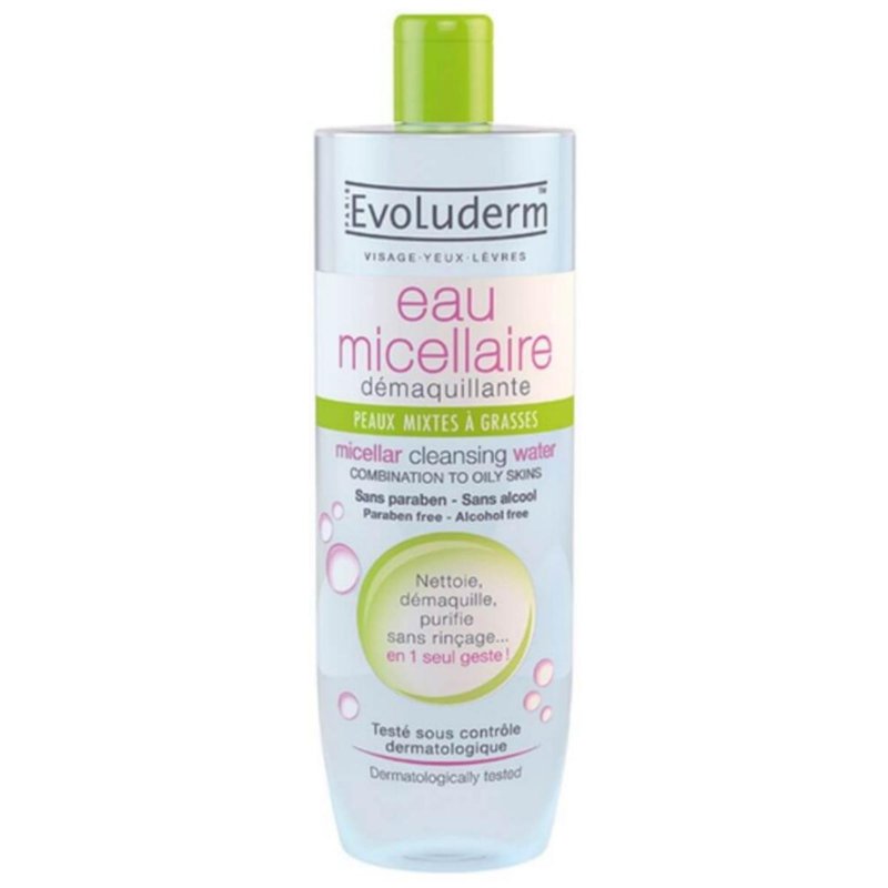 Evoluderm Micellar Cleansing Water Oily Skin
