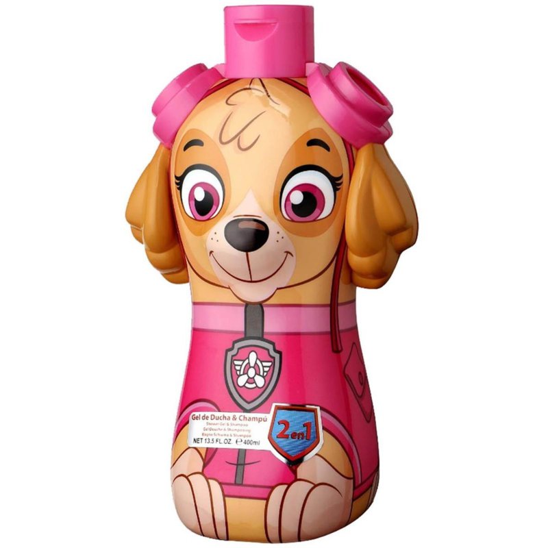 Air Val Paw Patrol Skye Shower Gel and Shampoo (Pink)