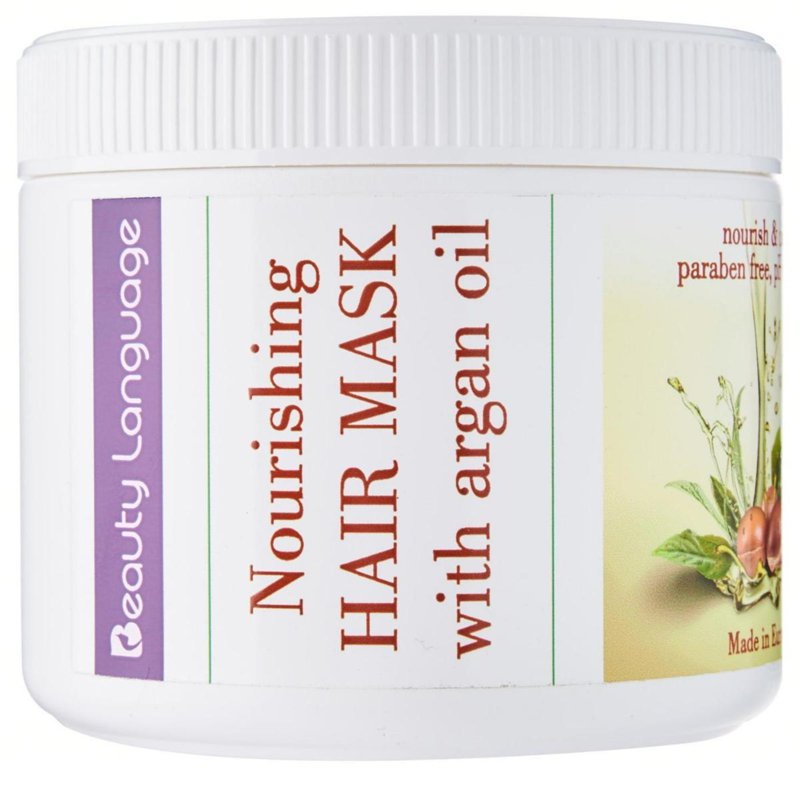 Beauty Language Nourishing Hair Mask with Argan Oil