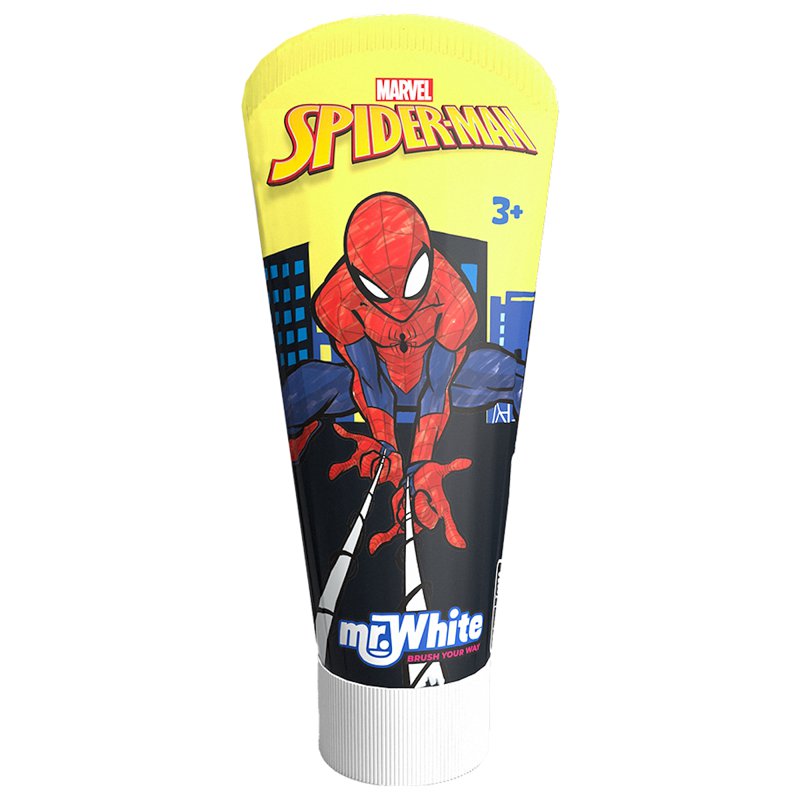 Mr White Spiderman Toothpaste